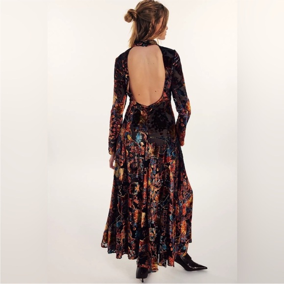 Free People Colorful Velvet Maxi - Picture 2 of 3